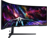 SAMSUNG Odyssey Neo G9 G95NC 57" Dual UHD Curved Gaming Monitor, Quantum Matrix, 240Hz, 1ms (GtG), HDR1000, FreeSync Premium Pro, HDMI/DP/USB Hub, White | LS57CG952NMXUE